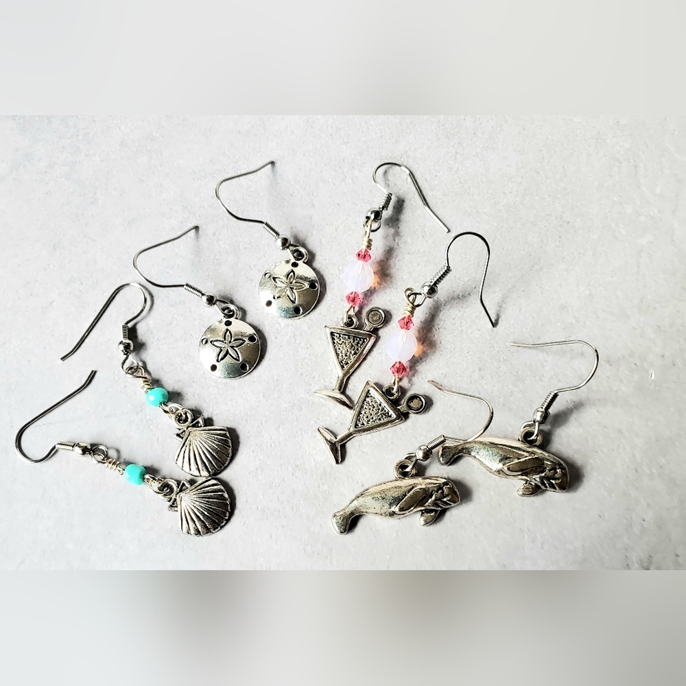 Four Pairs of Earrings